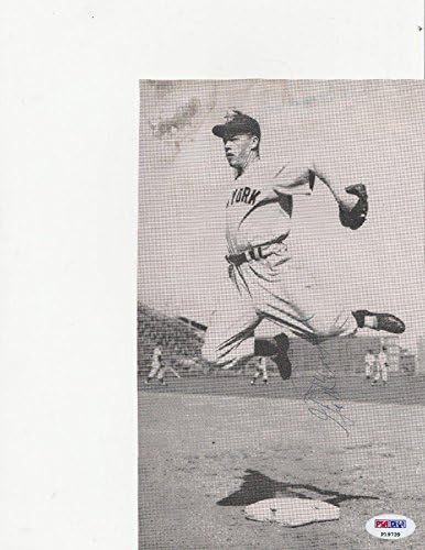 Джил Макдугалд Подписа Ретро Бейзбол списание Ню Йорк Янкис, Изсечен От PSA P19739 - Списания MLB С автограф
