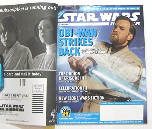 Списание Star Wars Insider с Евън Макгрегором на корицата Май/юни 2005